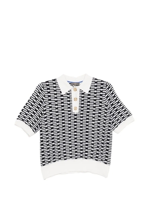 N.Peal Harlow polo top - Blue