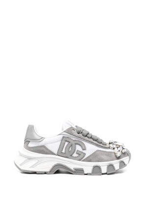 Dolce & Gabbana logo embellishment sneakers - White