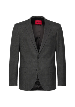 HUGO check button blazer - Grey