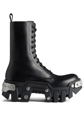 Balenciaga Bulldozer platform lace-up boots - Black