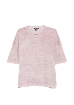 Avant Toi short-sleeve crew-neck T-shirt - Pink