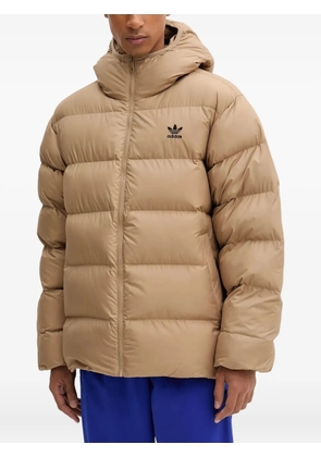 adidas hooded padded jacket - Brown