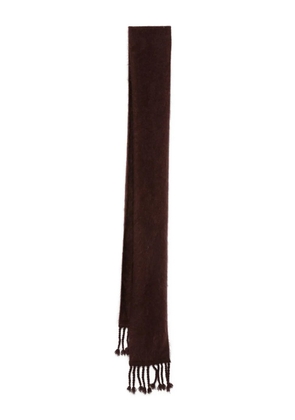 Dorothee Schumacher twisted-fringe scarf - Brown