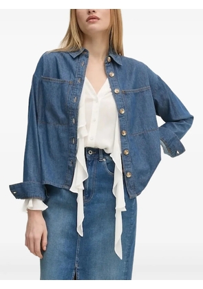 Pedro Del Hierro patch-pocket denim shirt - Blue