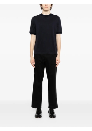 Canali contrast-trim T-shirt - Blue