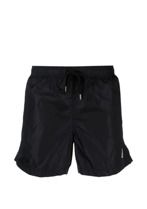 Moncler logo-patch swim shorts - Black