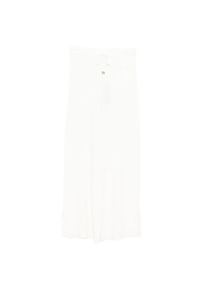 N.Peal straight-leg trousers - White