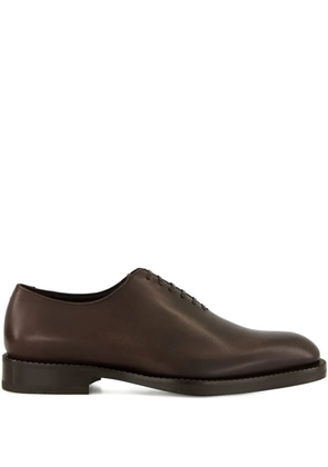 Ferragamo Tramezza leather oxford shoes - Brown