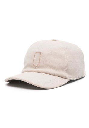 Canali logo-embroidered baseball cap - Brown