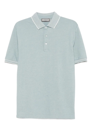 Canali piqué polo shirt - Green