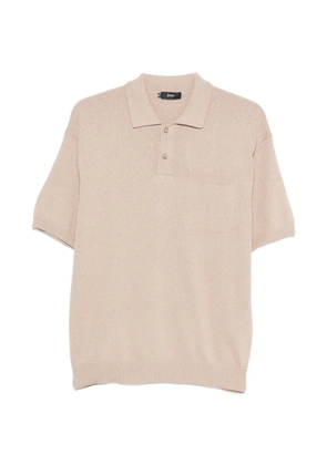 Herno chest-pocket polo shirt - Neutrals