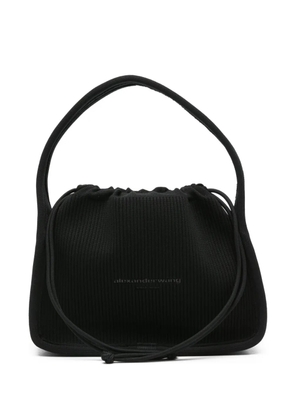 Alexander Wang small Ryan ribbed tote bag - Black