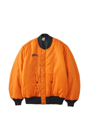 PROTOTYPES logo reversible bomber jacket - Orange