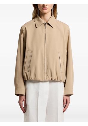 Peserico zip jacket - Neutrals