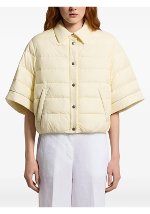 Peserico short-sleeve buttoned jacket - Yellow