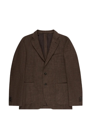 Incotex mélange-effect blazer - Brown