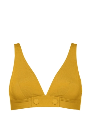 ERES triangle-cup bikini top - Yellow