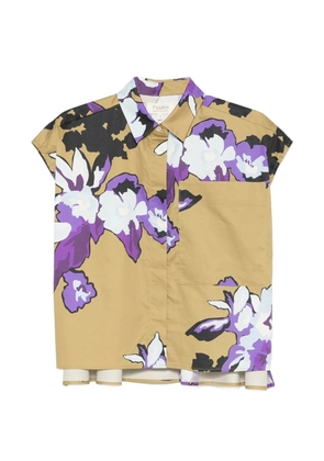 PSOPHIA floral-print shirt - Green