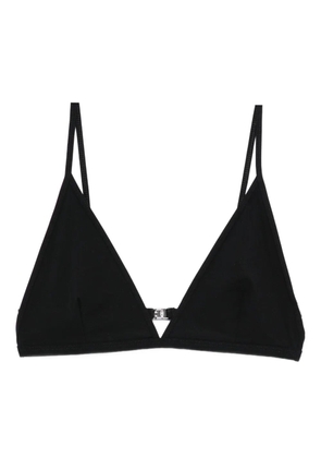 TOTEME triangle clasp bikini top - Black