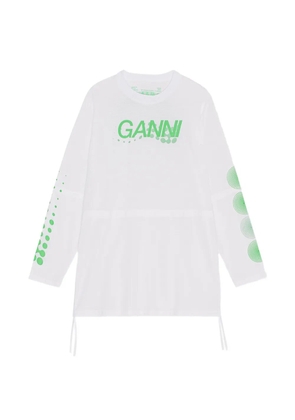 GANNI long-sleeve T-shirt - White