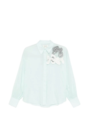 PSOPHIA embellished shirt - Blue