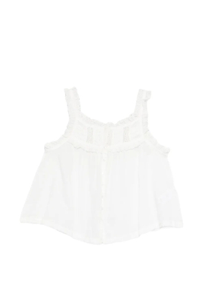 DÔEN Fidella square-neck sleeveless top - White