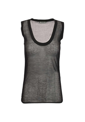 Durazzi Milano see through tank top - Black