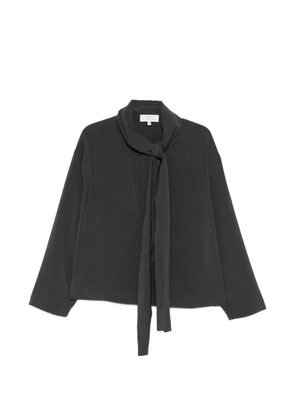 Studio Nicholson Colt neck tie shirt - Grey