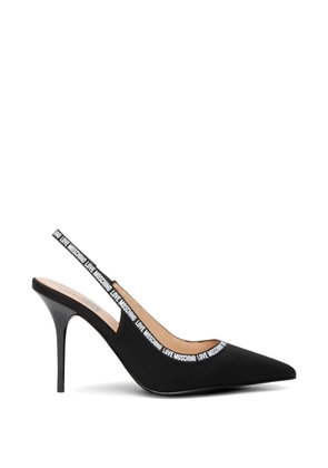 Love Moschino slingback court pumps - Black