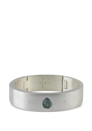 Parts of Four diamond slab bracelet - Silver