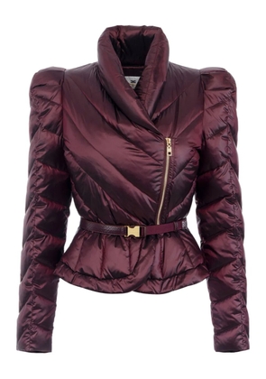 Elisabetta Franchi quilted down jacket - Red