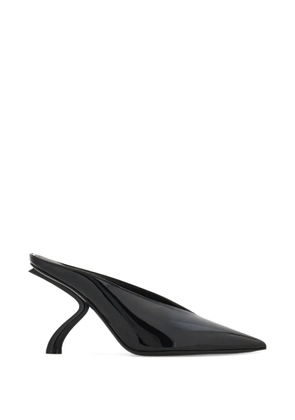 Ferragamo sculptural-heel mules - Black