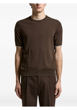 Peserico knit T-shirt - Brown