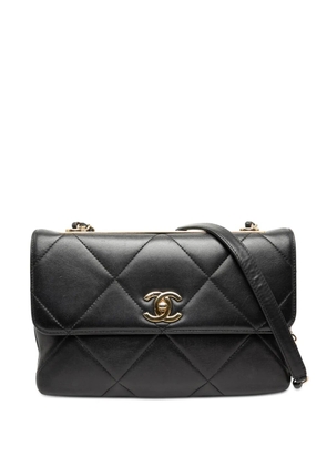 CHANEL Pre-Owned 2019 Quilted Lambskin Trendy CC Flap shoulder bag - Black