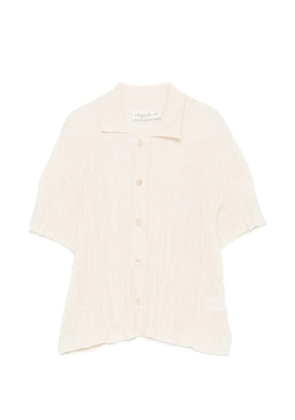 Phisique Du Role buttoned short-sleeve cardigan - Neutrals