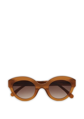 GANNI butterfly-frame sunglasses - Brown
