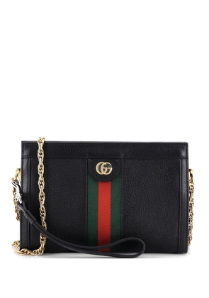 Gucci Pre-Owned Ophidia Chain Shoulder Bag Leather Small crossbody bag - Black