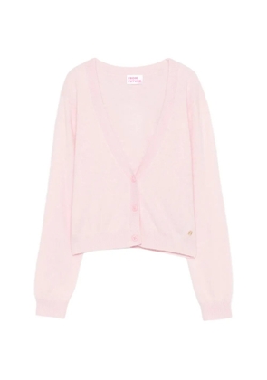 FROM FUTURE V-neck button cardigan - Pink
