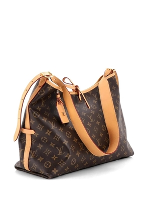 Louis Vuitton Pre-Owned CarryAll Monogram Canvas MM hobo bag - Brown