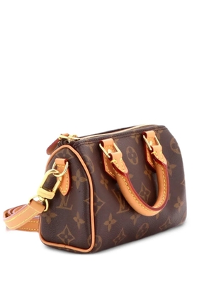 Louis Vuitton Pre-Owned Speedy Bandouliere NM Bag Monogram Canvas Nano crossbody bag - Brown