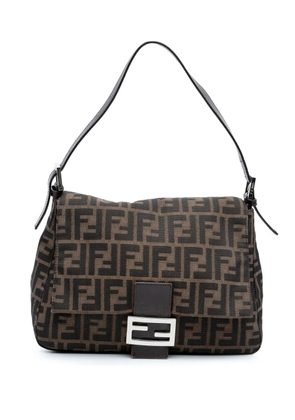 Fendi Pre-Owned 20th Century Zucca Canvas Mamma Forever shoulder bag - Brown