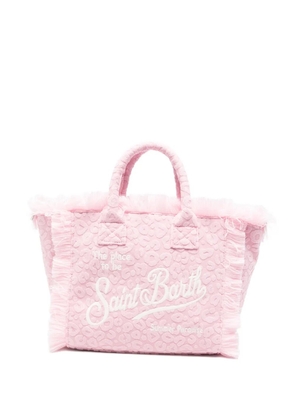 MC2 Saint Barth fringed-trim tote bag - Pink