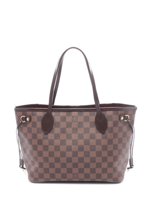 Louis Vuitton Pre-Owned 2009 Damier Ebene Neverfull PM tote bag - Brown