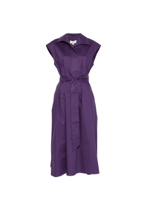 PSOPHIA belted shirt dress - Purple