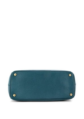 Prada Pre-Owned Double Zip Lux Saffiano Leather Large tote bag - Blue