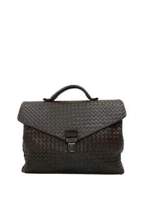 Bottega Veneta Pre-Owned 2012-2025 Nappa Intrecciato Briefcase business bag - Brown