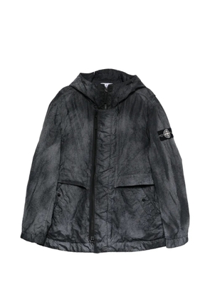 Stone Island hooded zip coat - Grey