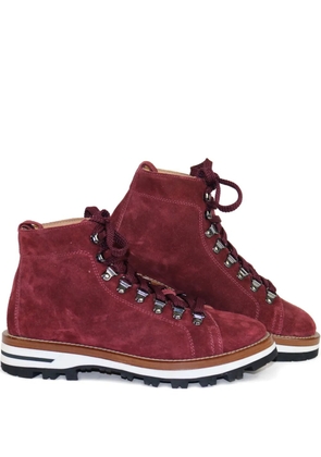 MONPIZ Falcade lace-up boots - Red