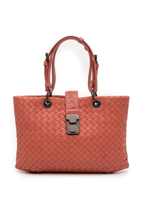 Bottega Veneta Pre-Owned 2012-2025 Small Nappa Intrecciato Capri handbag - Orange