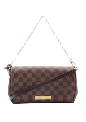 Louis Vuitton Pre-Owned 2014 Damier Ebene Favorite MM satchel - Brown